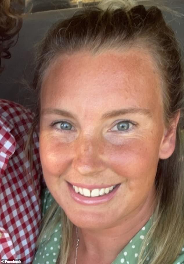 Nurse Elise Van Wegen (pictured) was walking her dog with headphones on when she was stopped by two screaming women asking her to help the two drowning girls.