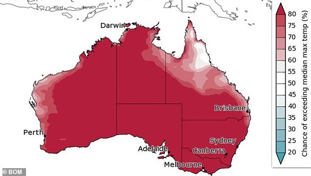 Australia recorded one of the warmest winters on record and the spring average also appears high.