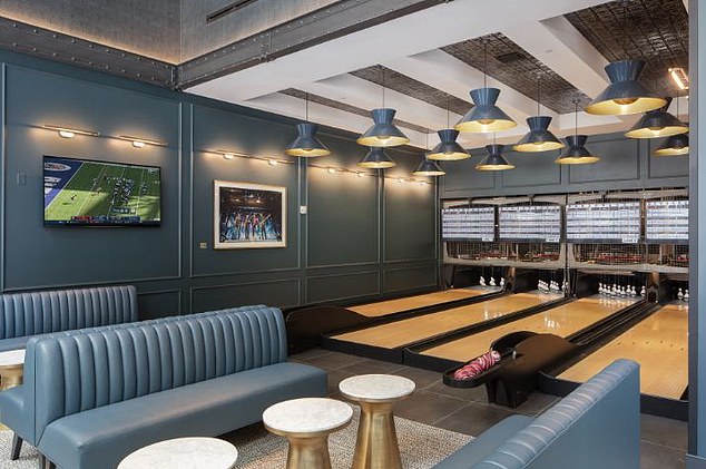 Guests will also be able to experience bowling at the bar with the option to play darts as well.