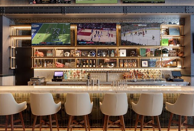 Bar patrons will be able to order drinks while sitting and watching some of their favorite teams on TV.