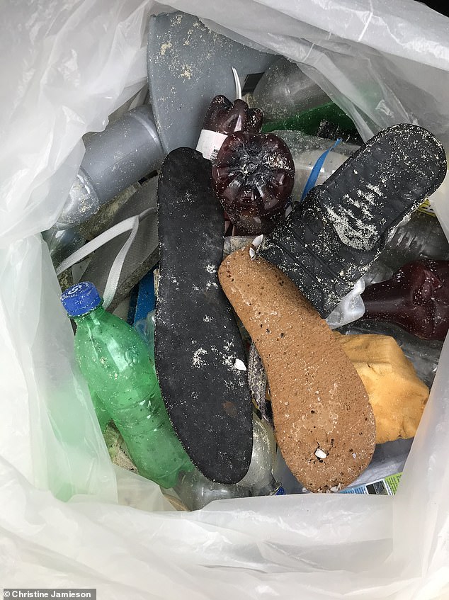 “I was living in Cayman in 2020 and every bag of trash I picked up at Barkers was mostly shoe parts,” wrote Christine Jamieson in response to news of the shark's death