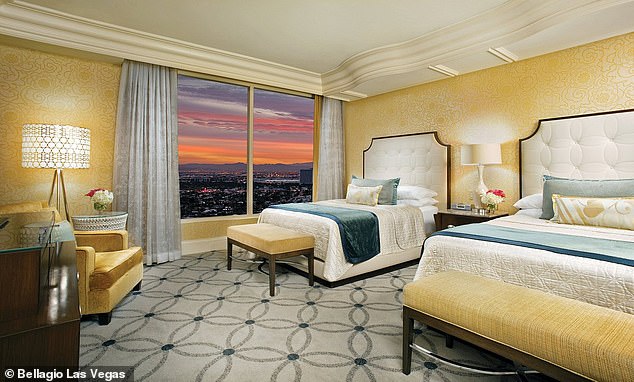 A suite at the iconic Bellagio hotel was given to Mercer