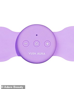 The VUSH Aura is a TENS device that offers a natural alternative for menstrual pain relief