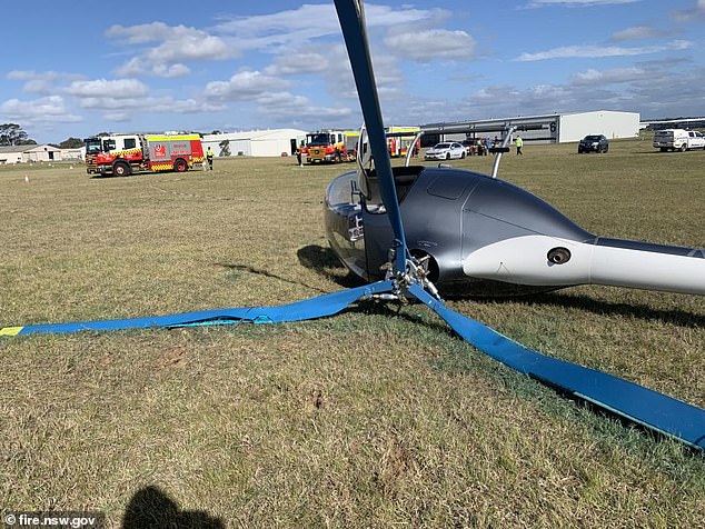 The occupants, a driver and an instructor, were miraculously able to walk away from the wreck unharmed after paramedics gave them the go-ahead.