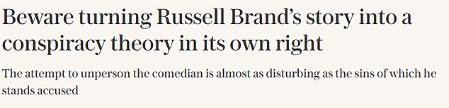 1695283644 910 YouTube is slammed for demonetizing Russell Brands channel over