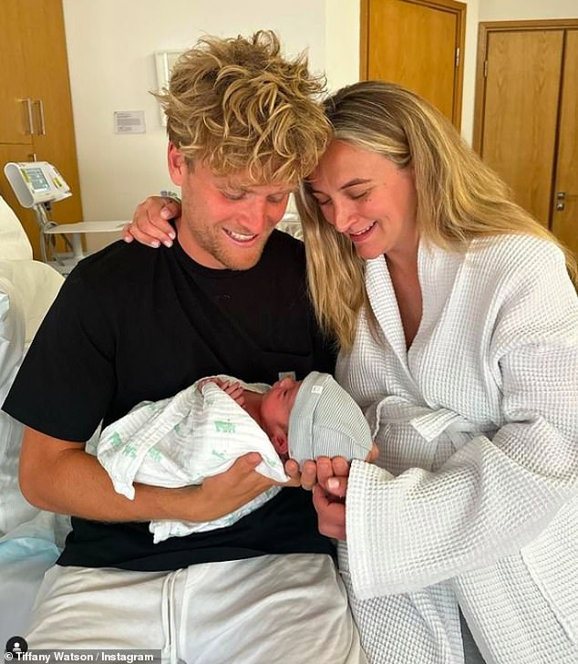 Parents: Her younger sibling Tiffany welcomed her first child — a son named Jude — with her footballer husband Cameron McGeehan in June