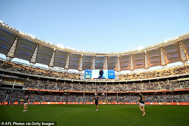 The event will be held at Optus Stadium in Perth, which has a capacity of 65,000 spectators.