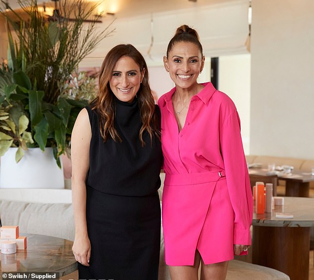 The brand was founded in 2012 by TV presenter Sally Obermeder (right) and her sister Maha Corbett;  the wellness range followed in 2016 and then the beauty range in 2023