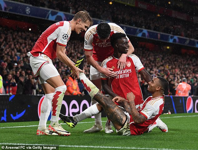 Arsenal were at their best against PSV in their home stadium