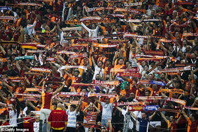 Galatasaray fans are known for their passionate and hostile atmosphere