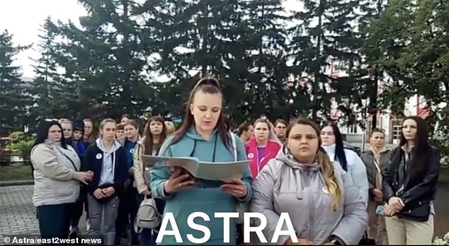 Wives of the desperate conscripts told Putin in a recorded message revealed by media outlet Astra: 