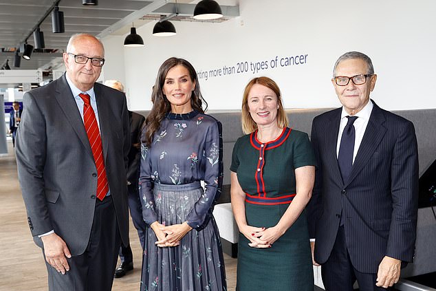 The mother-of-two was on hand to support the charity's major progress in cancer research, ahead of World Cancer Research Day on September 24.