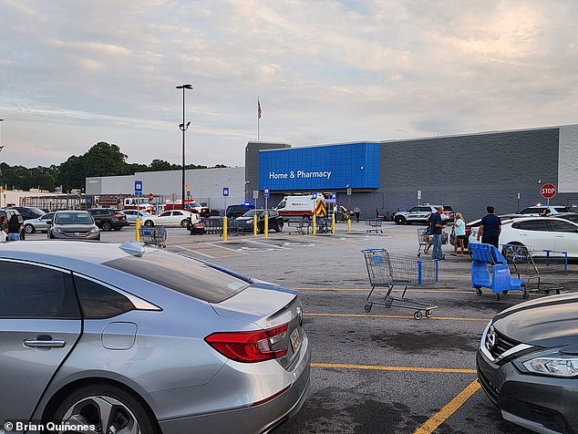 The Walmart is located in Hiram, Georgia, a small town about 20 miles northwest of Atlanta