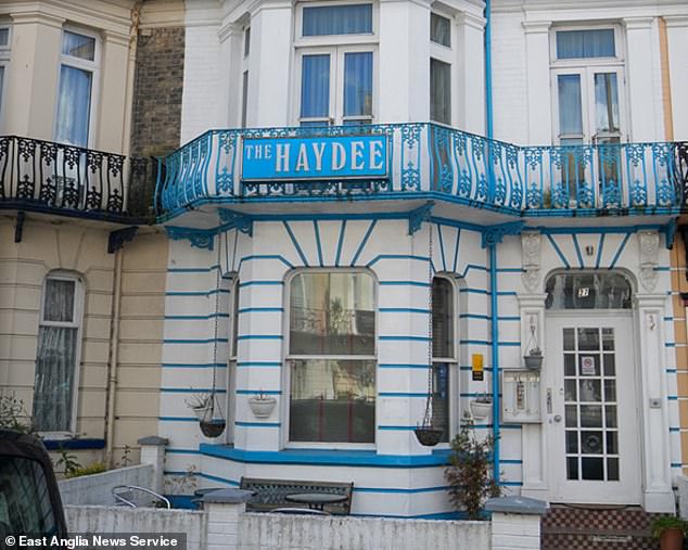 Orlin Roussev lived in this apartment complex in the Norfolk seaside town of Great Yarmouth