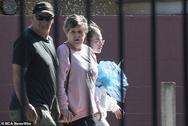 Jade Heffer is seen leaving the Dillwynia Women's Correctional Center on Thursday