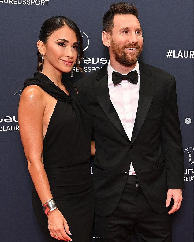 Messi then praised his wife, calling her a devoted mother to their three children