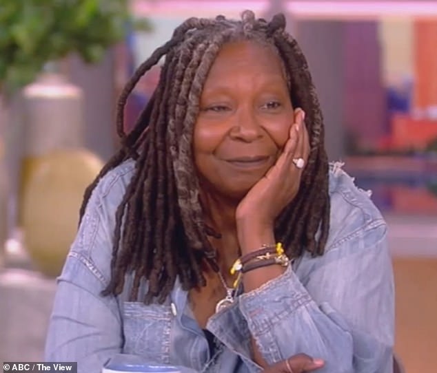 Whoopi Goldberg looked stunned and told viewers they 'couldn't unhear anything'