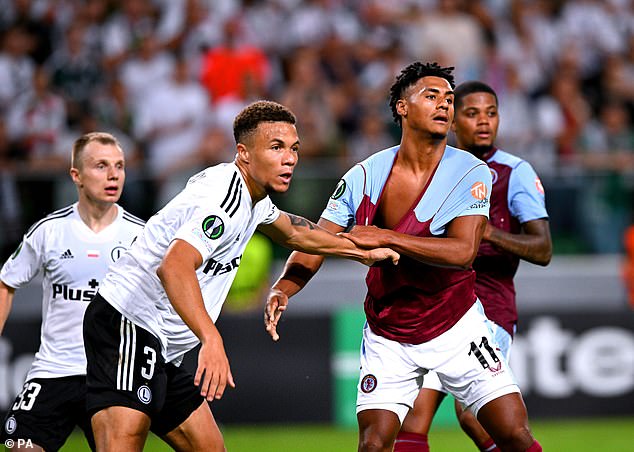 Villa sent Ollie Watkins, Douglas Luiz and Moussa Diaby in search of the equalizer