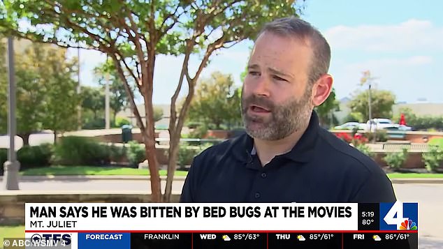 Steplowski woke up with 42 bed bug bites on his legs and his wife had 18 on her back.  He said some of his bites became infected and he was forced to see a doctor