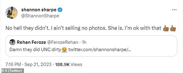 1695345693 354 Shannon Sharpe is hilariously snubbed by the paparazzi as Selena