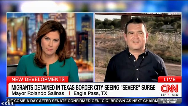 Rolando Salinas, the mayor of Eagle Pass, said there was a spike in crime that accompanied the increase in the number of migrants