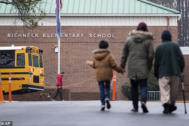 Richneck Elementary School in Newport News, Virginia, where the shooting occurred.  Several parents have filed a lawsuit against the school for failing to protect their children