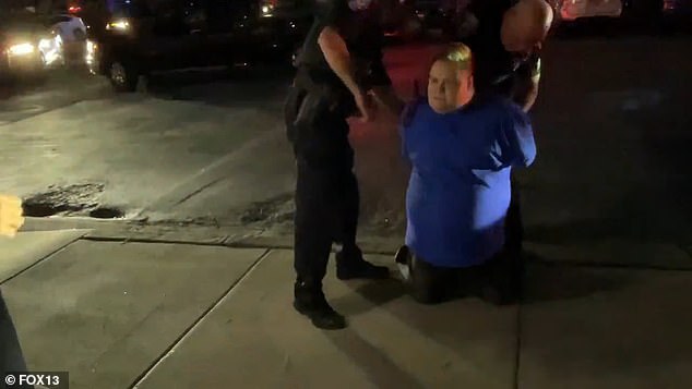 “He deserves everything that's coming to him,” Pugmire snarled as she was arrested