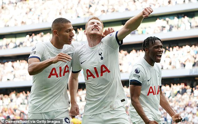 Spurs have also gained the most points by losing positions and fending off Manchester United