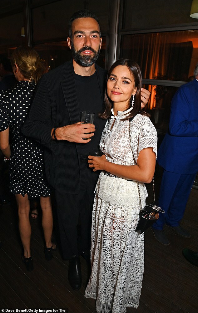 Fun: At both events she was without her boyfriend Jamie Childs, who she met when he directed her in the Netflix series The Sandman (pictured last week)