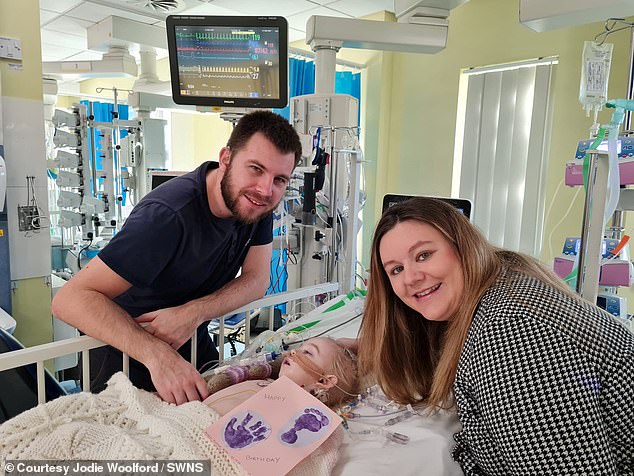 Amelia, now two and a half, was diagnosed in June last year with supraventricular tachycardia, which causes episodes of abnormally fast heartbeat