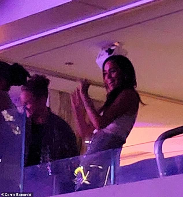 Meghan clapped and waved her arms as she enjoyed the first night of Beyoncé's Renaissance Tour