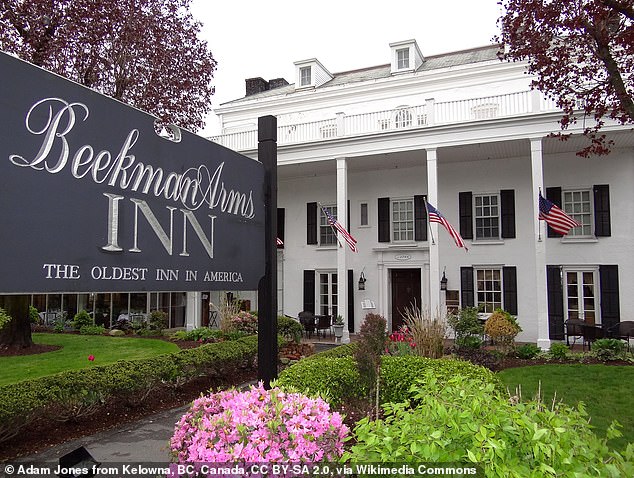 The Beekman Arms inn, located in Rhinebeck, predates the American Revolution, Lindsay reveals.  Image courtesy of Creative Commons