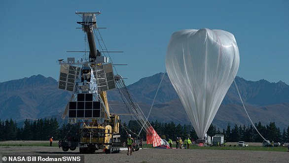 The SuperBIT telescope was launched on Sunday from W¿naka Airport, New Zealand