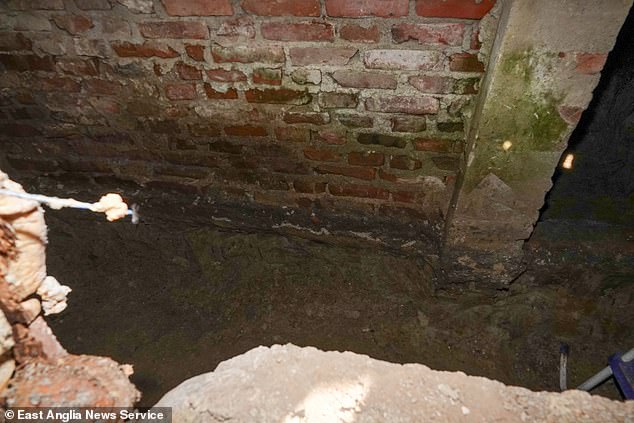 View of the basement of the home of Paulina Gierasik and her father Piotr in Czerniki, Poland, where three dead babies were found