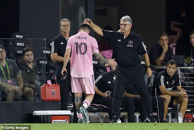 Inter Miami coach Martino said Messi will be monitored daily ahead of the US Open Cup final