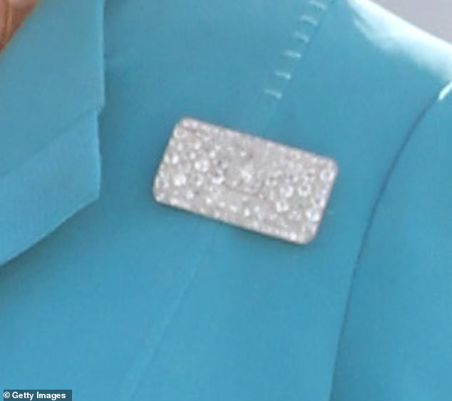 It is believed that the Art Deco brooch was owned by Queen Elizabeth before Camilla