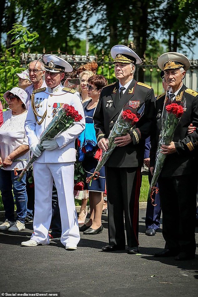 Kovgan (pictured left) was deputy commander of the Russian submarine force of the Northern Fleet, stationed in the Arctic