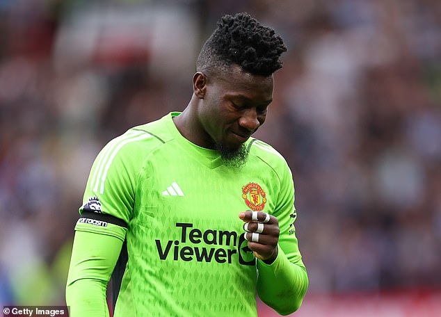 Andre Onana has been installed as United's new first choice but has had a shaky start