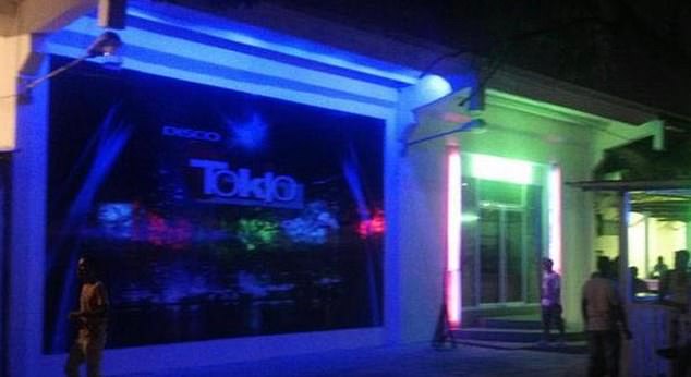 Pictured: The local nightclub 'Tokyo' is seen in photos taken after the raid