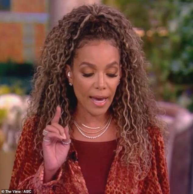 The View's Sunny Hostin told viewers she feels Jonas and Turner are using their children as 'pawns' in their divorce