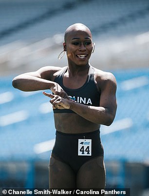 The 30-year-old is ready for her second season as a Panther cheerleader