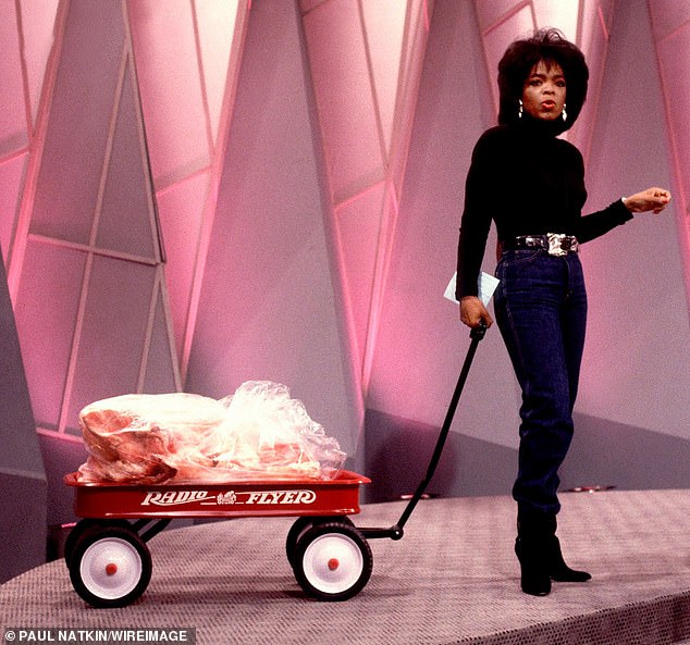 In 1988, just two years after the launch of The Oprah Winfrey Show, the TV legend revealed during an episode that she had lost 67 pounds in four months thanks to an all-liquid diet — and it was celebrated by bringing a fat float onto the stage to drive up.