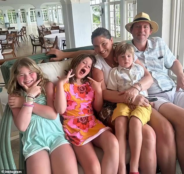 Bush Hager and Henry have three children together: Mila, 10, Poppy, eight, and Hal, four