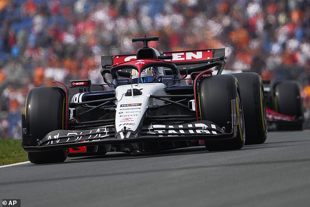 Ricciardo behind the wheel during the Dutch Grand Prix, the last time he took to the track this season before his injury