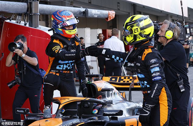 But both Piastri and Lando Norris were happy with McLaren's second and third places