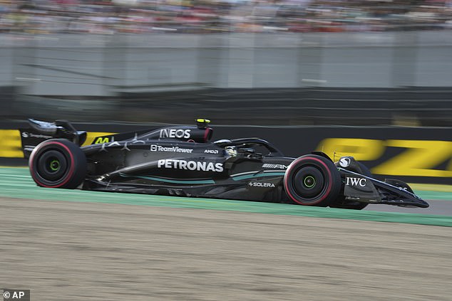 Hamilton settled for seventh on the grid, after being over a second behind Verstappen