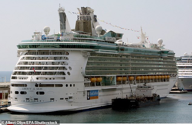 The ship Alley works on is Royal Caribbean's Liberty of the Seas and before getting this job she worked on the Rhapsody of the Seas.