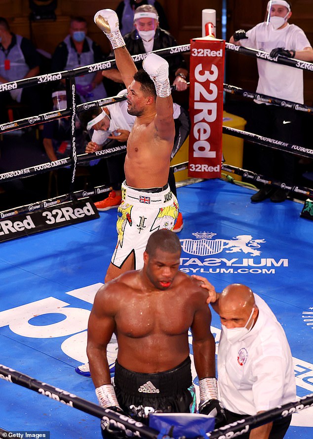 Joyce dismantled Daniel Dubois, stopping his domestic rival in the 10th round and breaking his eye socket