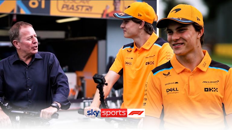 Oscar Piastri talks to Martin Brundle about his rookie season, his goals to become world champion and his teammate Lando Norris