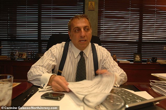 Fred Daibes, chairman and CEO of Daibes Enterprises, in his Edgewater office, alleged to have ties to the Genovese mafia family